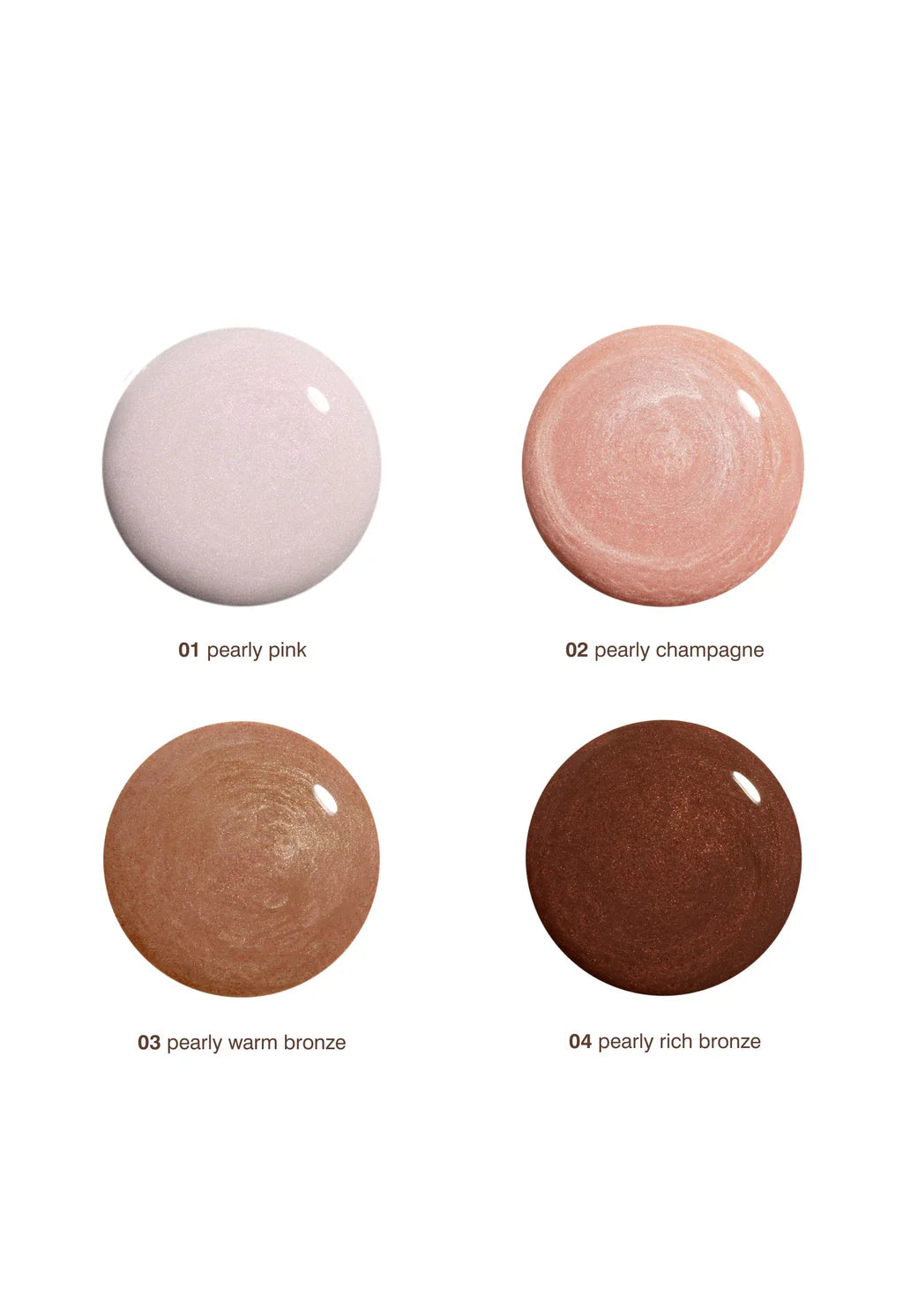 Pearly champagne - highlight milk