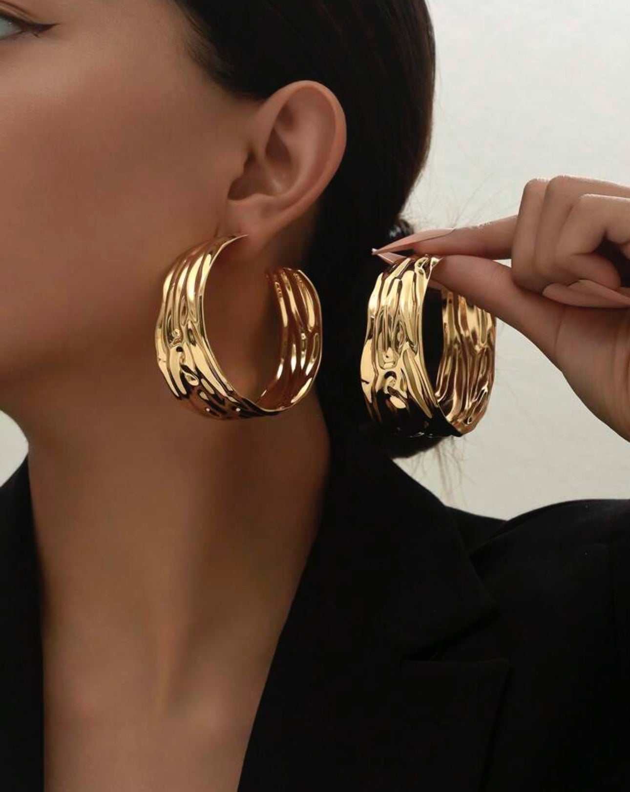Oversize errings