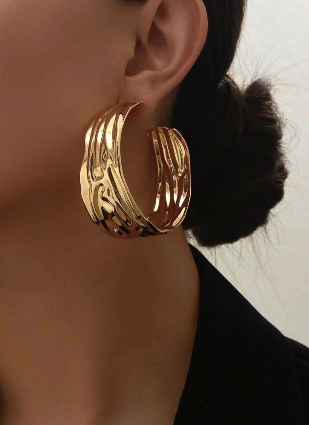 Oversize errings