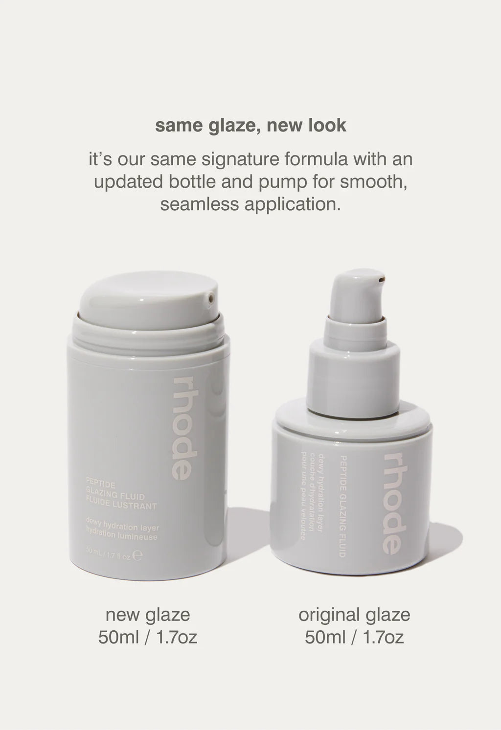 Peptide glazing fluid