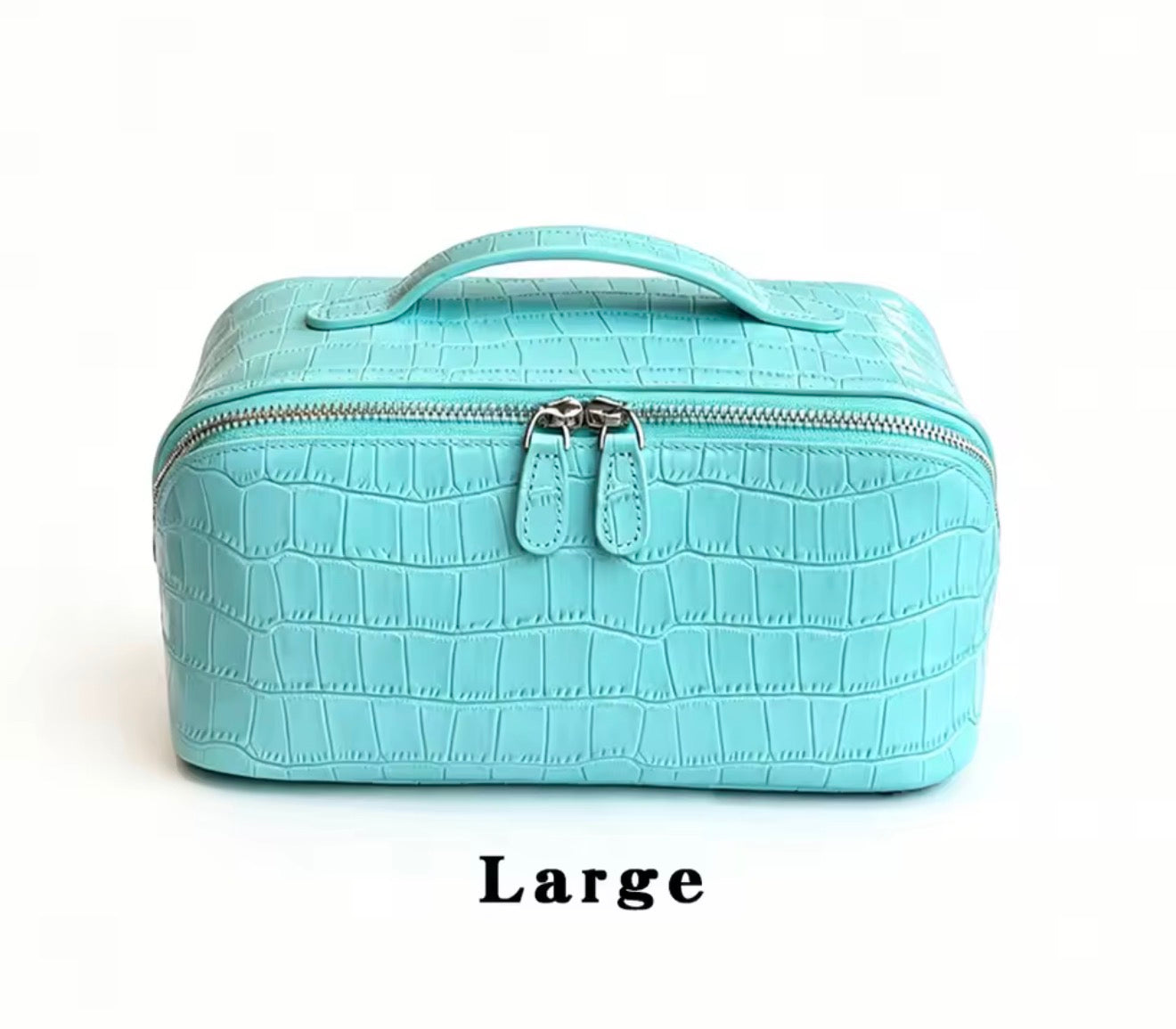 Lavender Croc Divided Vanity