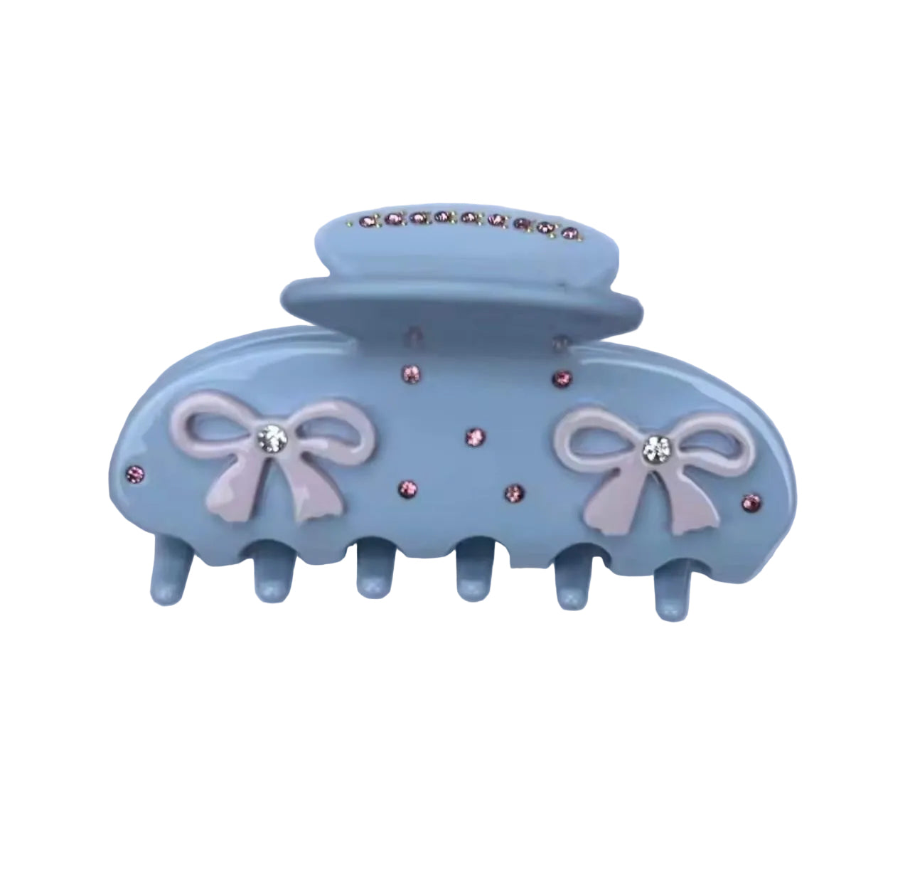 Soft Blue Ribbon Clip