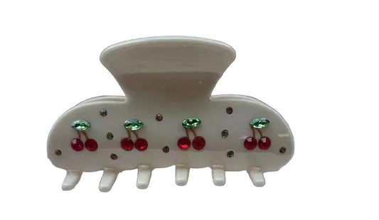 Sweet Cream Cherry Hairclip