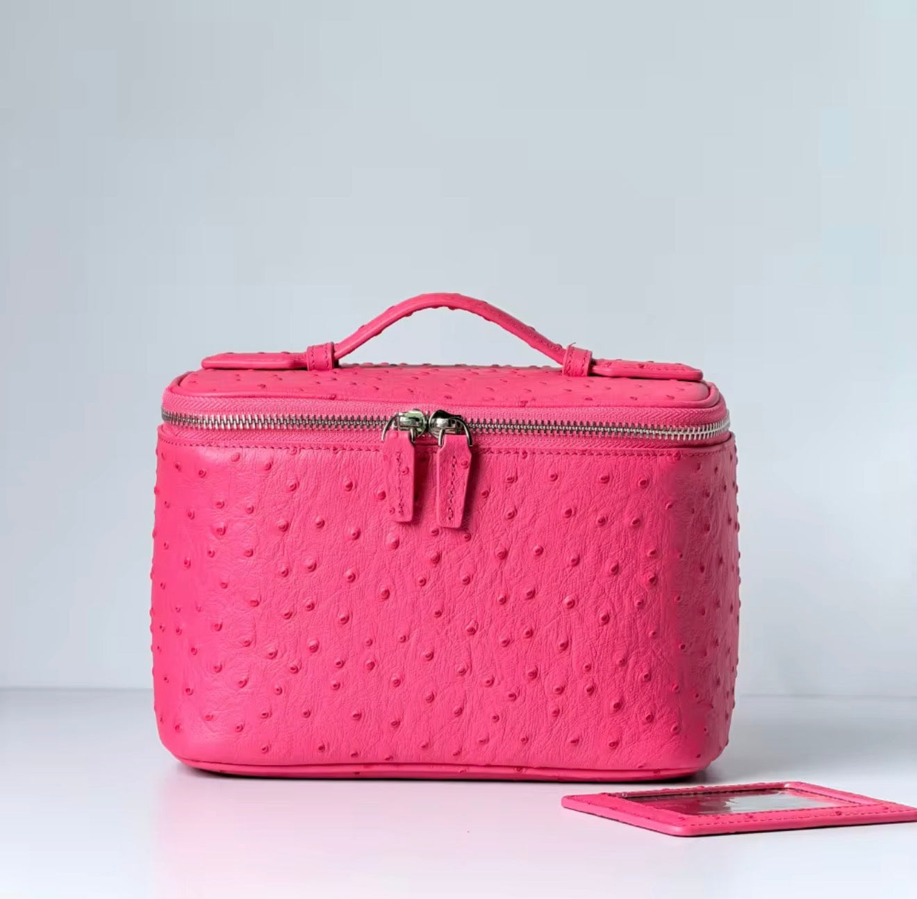 Fuchsia  ostrich Vanity
