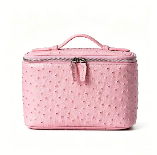 Pink ostrich Vanity
