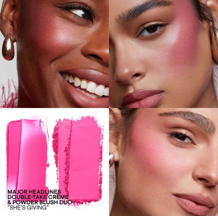 SHE'S GIVING (VIBRANT BLUE PINK)- pre order