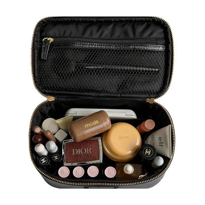 Dark Brown Croc Vanity