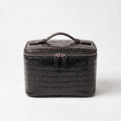 Dark Brown Croc Vanity
