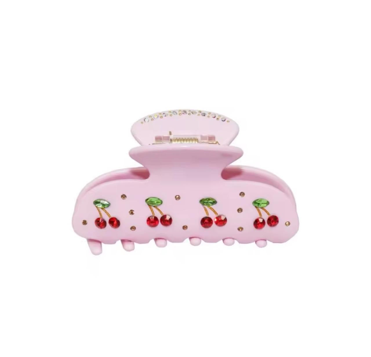 Pink Cherry Bomb Hairclip