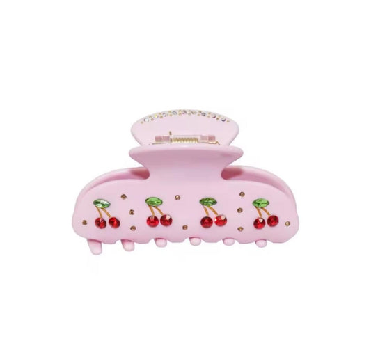 Pink Cherry Bomb Hairclip
