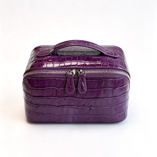 Purple Croc Divided Vanity