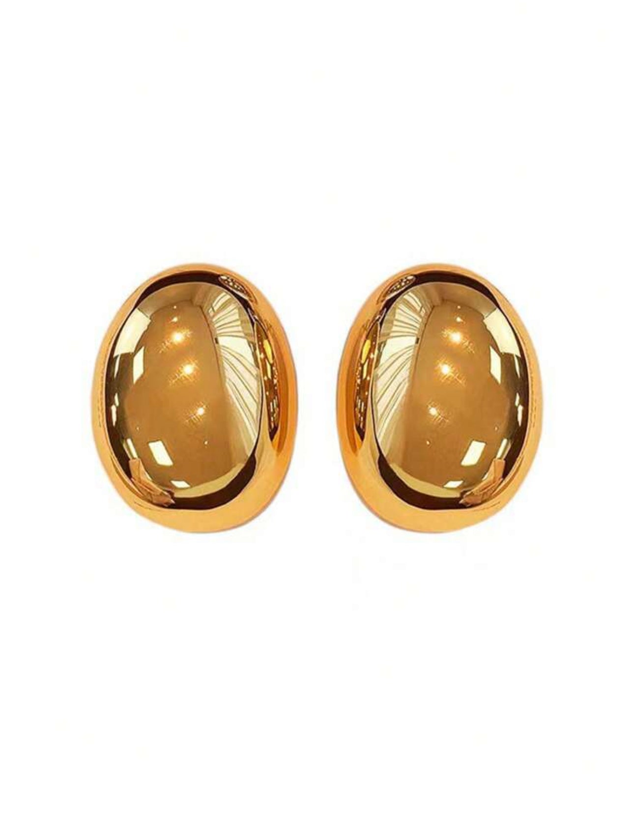 Round earrings