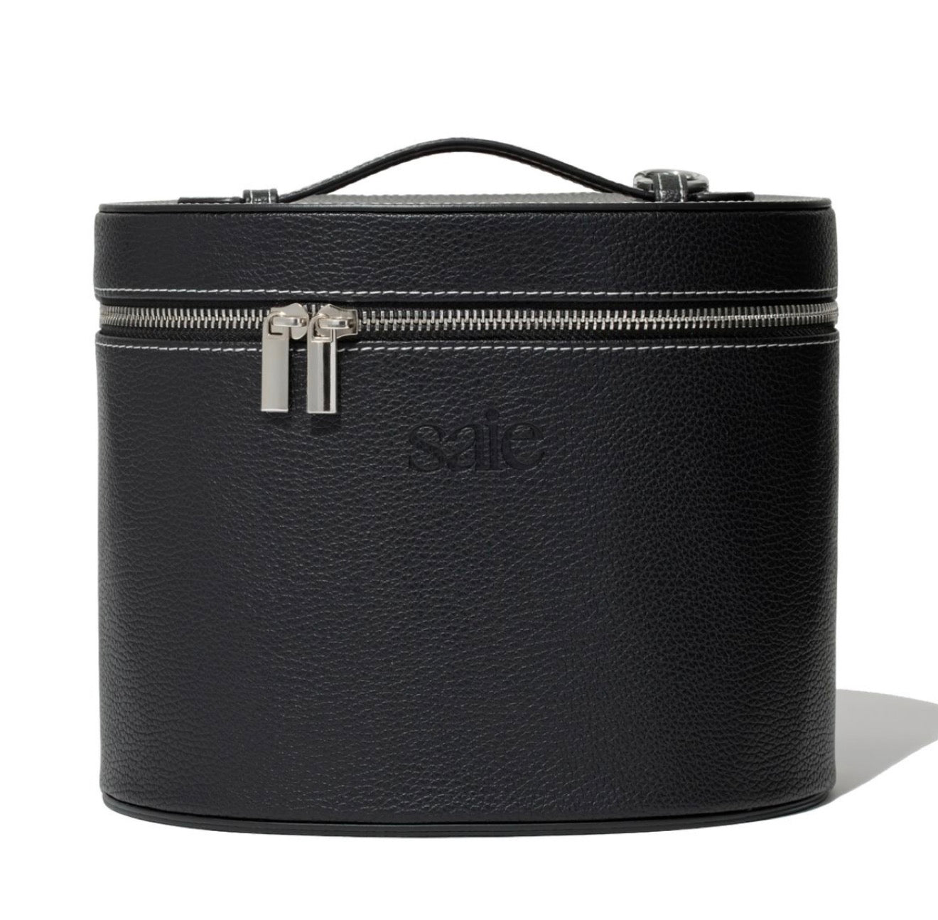 Larg THE VANITY CASE -Black  TRAIN CASE