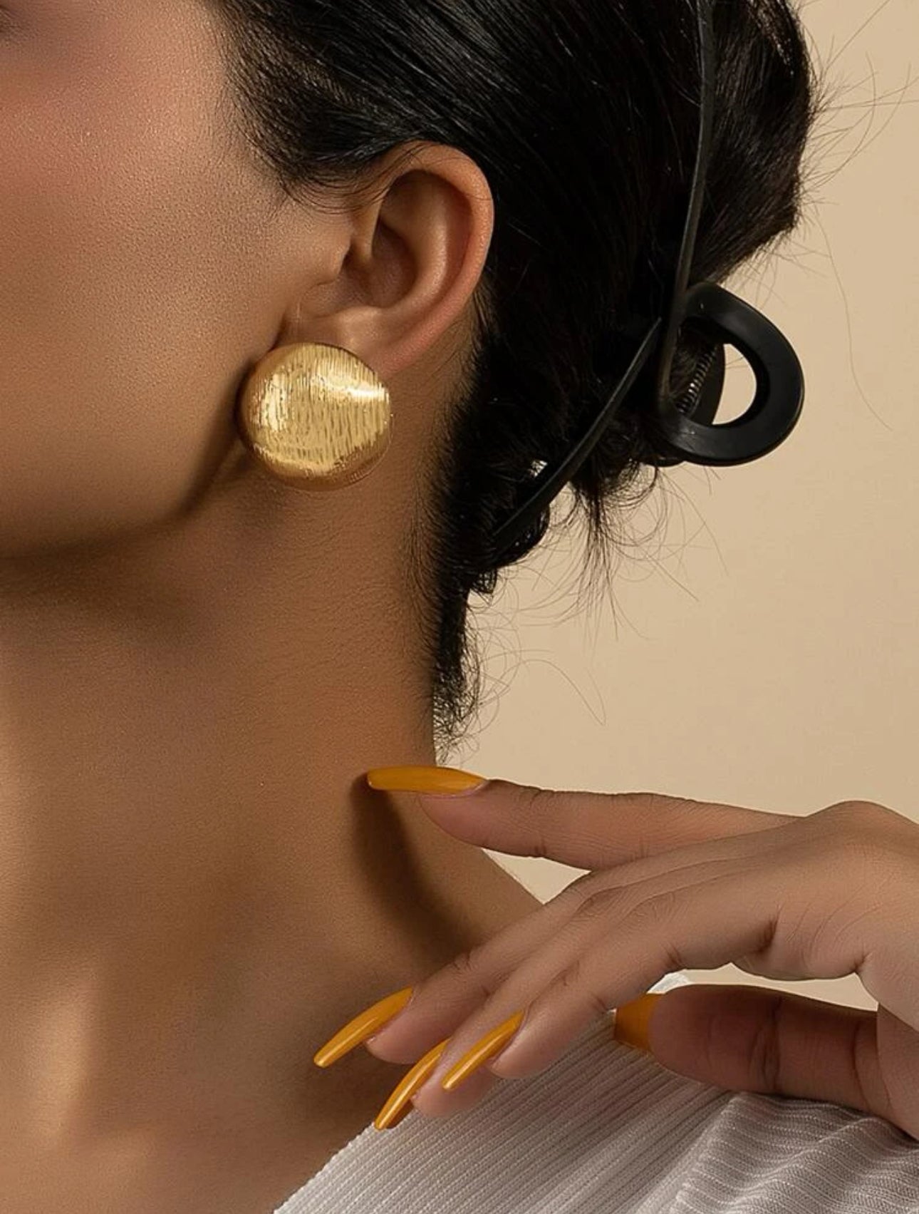 Textured Metal Ear Cuffs