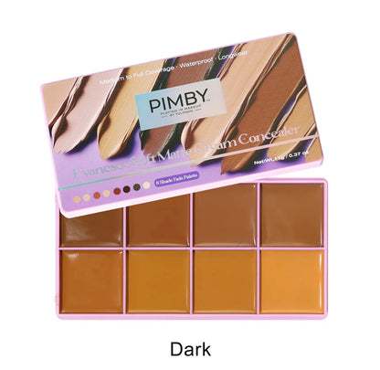 Dark - Evanesce Soft Matte Cream Concealer 8-Shade Fade Palette