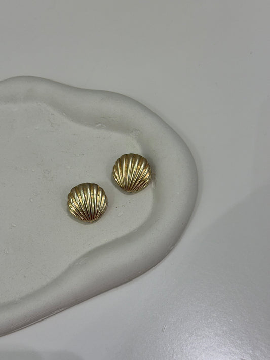 Shell double side earrings