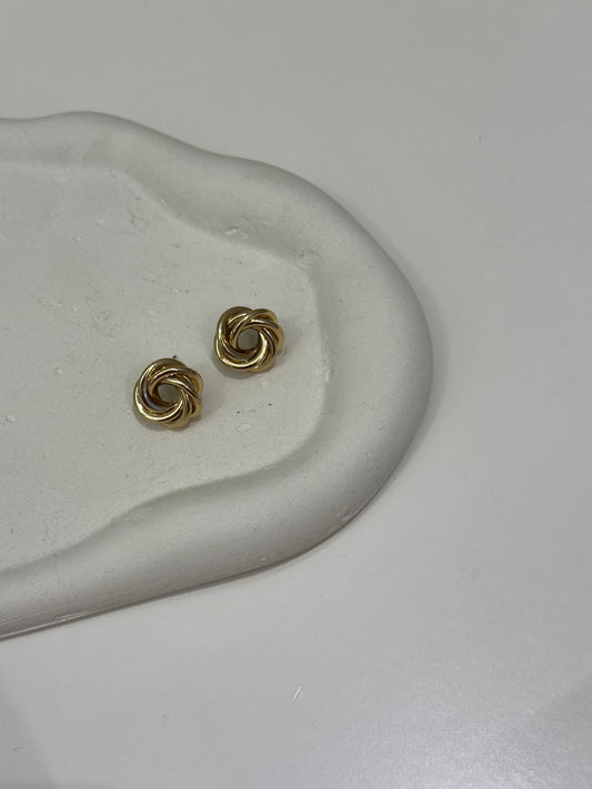 Twisted circle errings